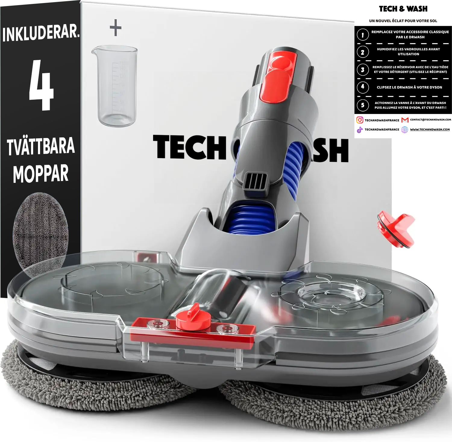 Drwash kompatibel med din Dyson (V6 till V15)